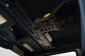Jeep Wrangler JK Molle Panels - Overhead - DV8 Offroad - Black - `07-`18